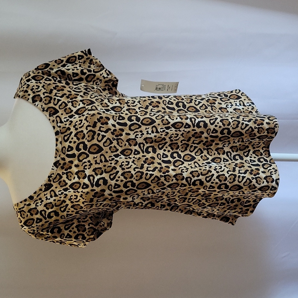 No Boundaries Leopard Print Top